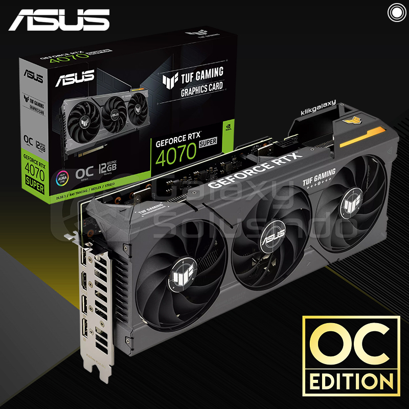 Jual ASUS GeForce RTX 4070 SUPER TUF 12GB OC GDDR6X VGA RTX4070 DDR6X ...