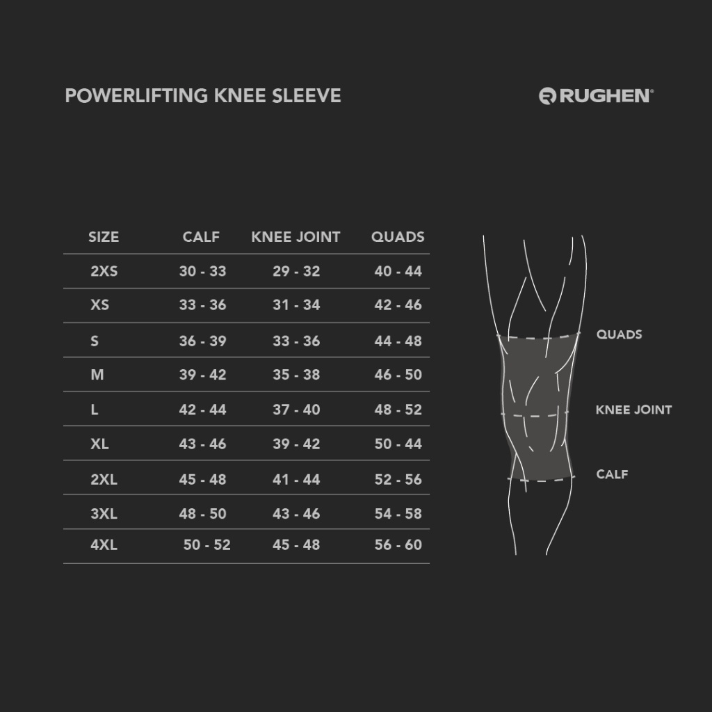 Jual RUGHEN Powerlifting Knee Sleeve 7mm | Shopee Indonesia
