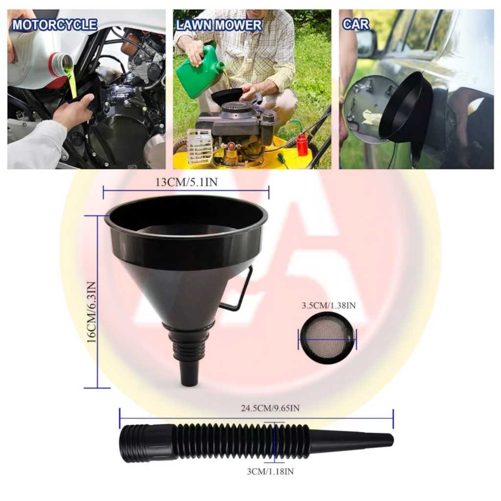 Jual Corong Minyak Flexible Dengan Pegangan / Corong Otomotif untuk Oli ...