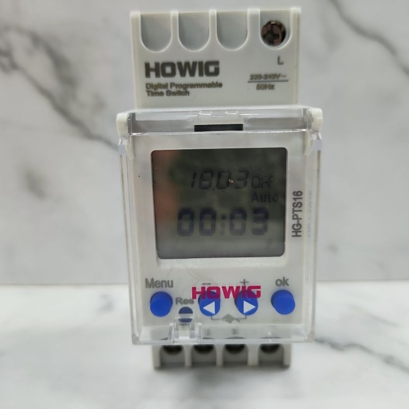 Jual TIMER DIGITAL TIME SWITCH HOWIG HG-PTS16 16A 230V HOWIG | Shopee ...