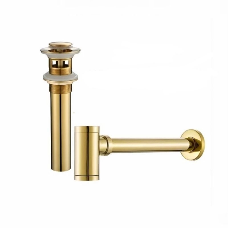 Jual P - TRAP LEHER ANGSA BOTOL GOLD/SIFON BOTOL GOLD STAINLESS ...