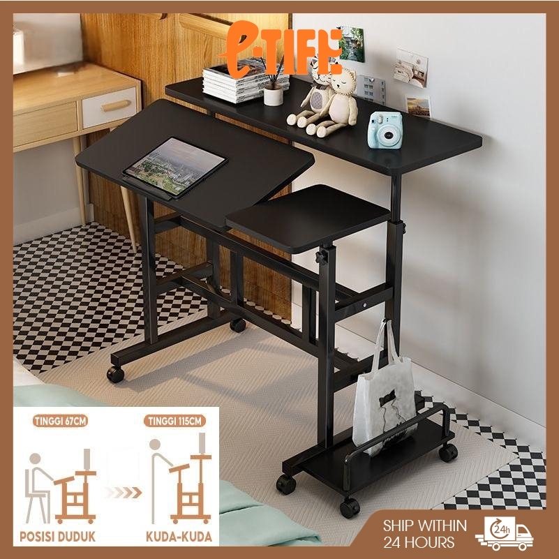 Jual E-TIFE Meja Kerja Adjustable/meja belajar portable dewasa/meja ...