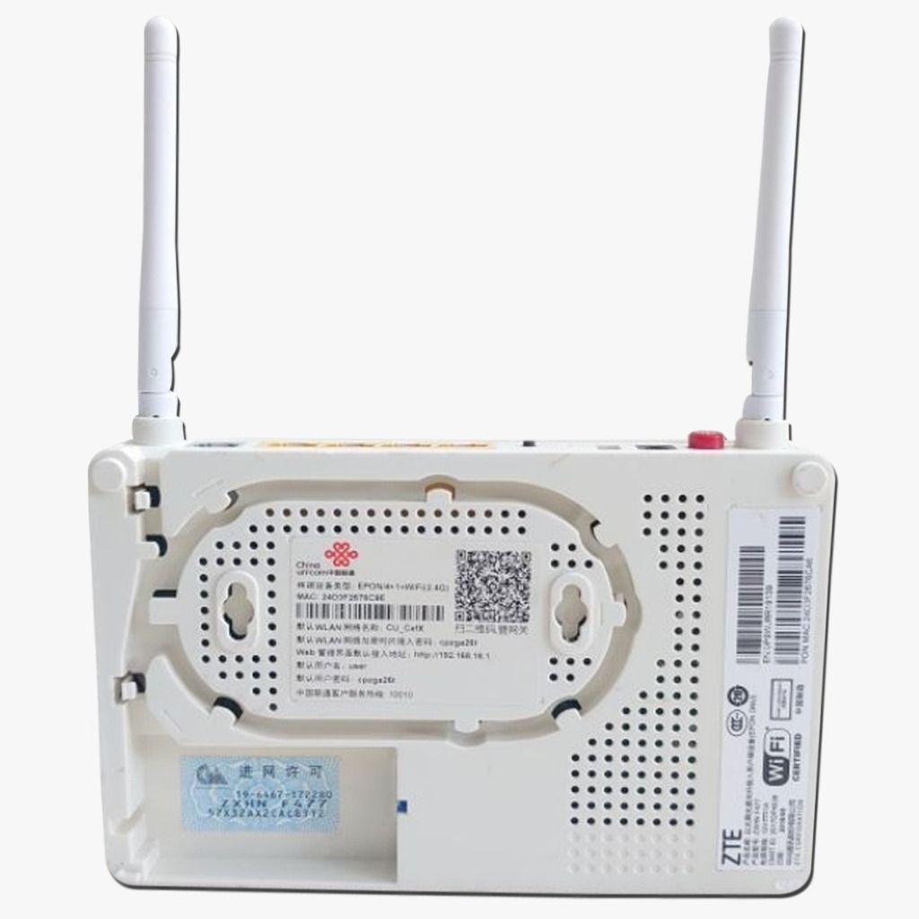 Jual [𝐇𝐈𝐆𝐇 𝐐𝐔𝐀𝐋𝐈𝐓𝐘] ZTE EPON F477 Dengan Adaptor Grade A - Modem ONT ...