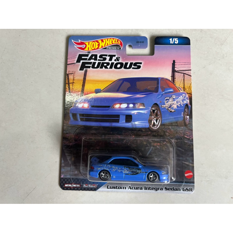 Hot Wheels Fast & Furious Premium - Acura Integra Sedan GSR In Scala 1/64, JDJ13 - 2