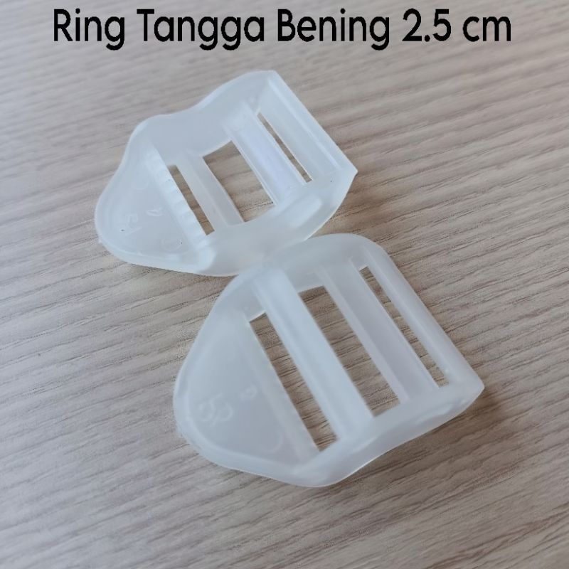 Jual Ring Tangga Tas Ransel Lebar 2,5 cm Ring Ransel Plastik Bening PP ...