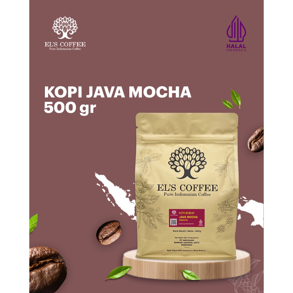 Jual EL'S COFFEE Java Mocha Robusta 500Gr Pure Indonesia Coffee Beans ...
