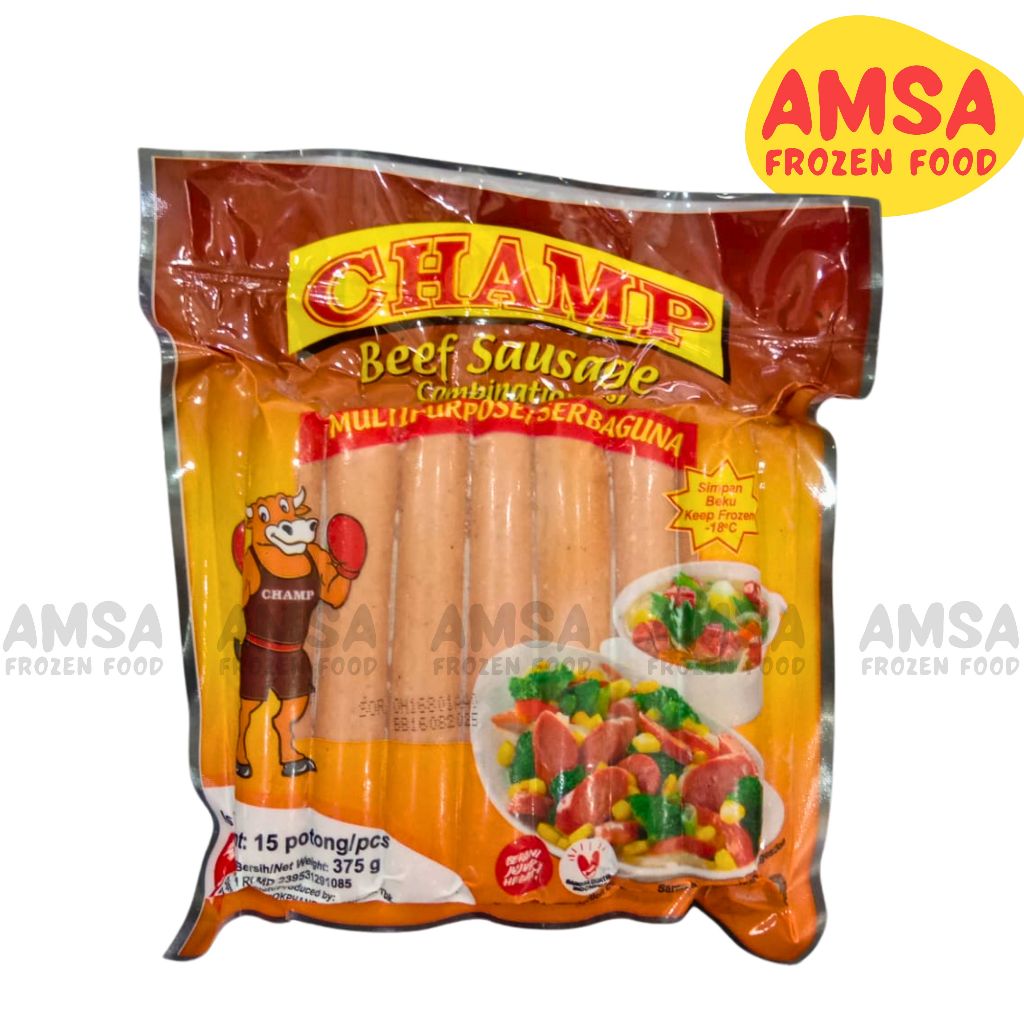 Jual Champ Beef Sausage Serbaguna 375 gr / Sosis Sapi | Shopee Indonesia