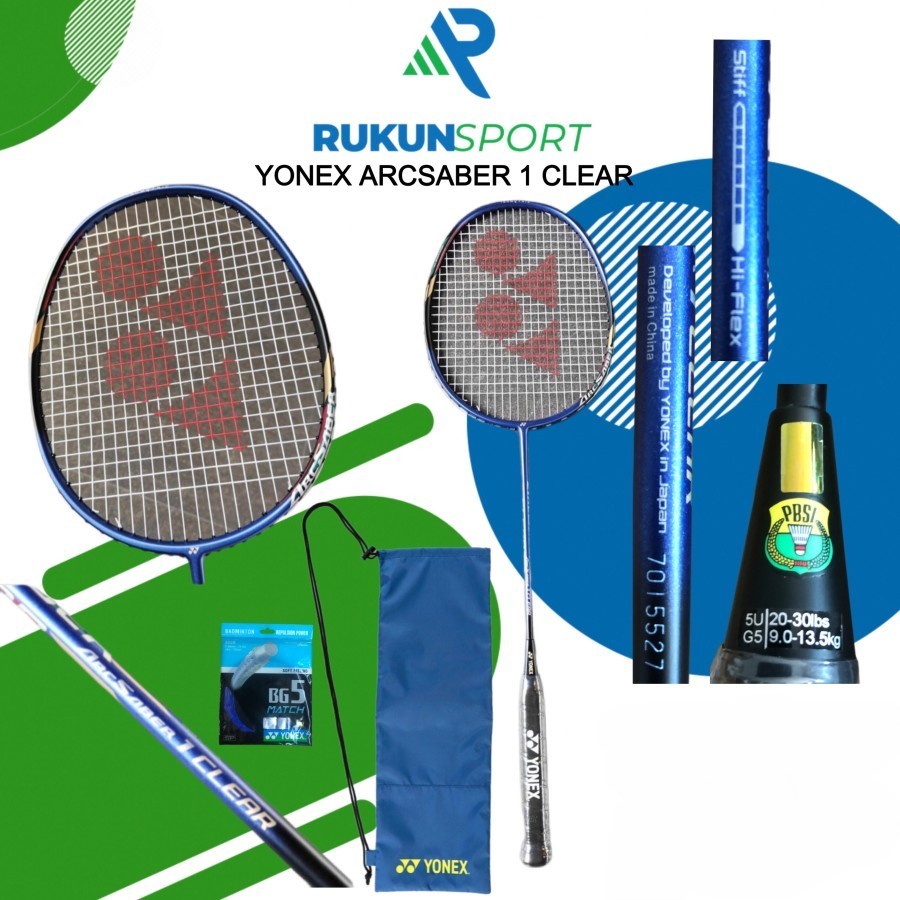 Jual Raket Badminton YONEX ARCSABER 1 CLEAR | Shopee Indonesia