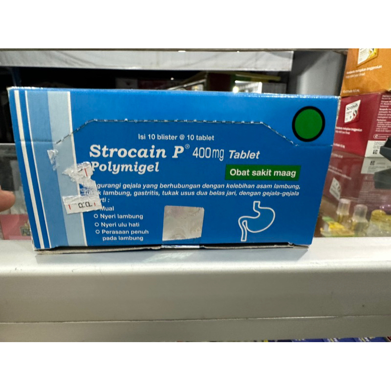 Jual STROCAIN P 400mg Obat Sakit Maag (Per Strip) | Shopee Indonesia