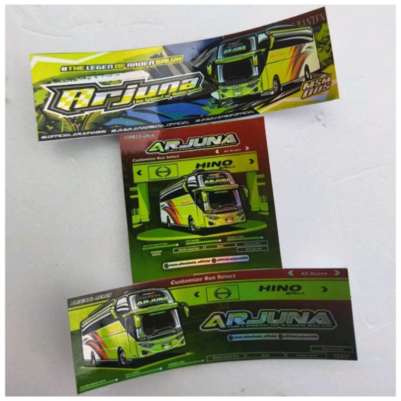 Jual stiker bus msm arjuna asli/ori | Shopee Indonesia