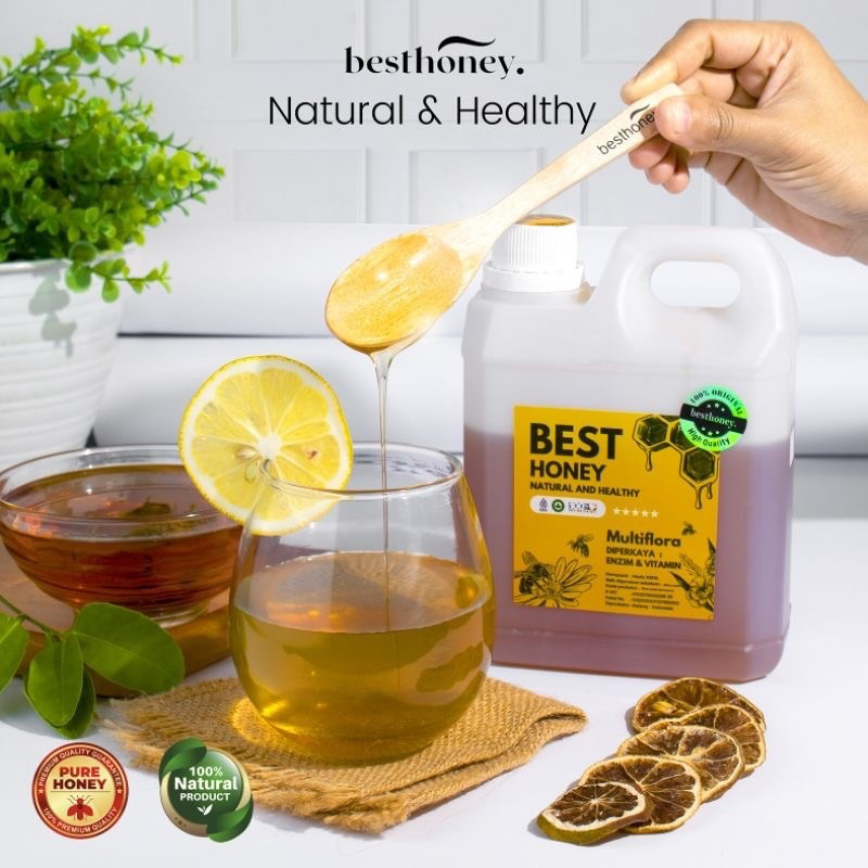 Jual Best Honey - Madu Asli Madu Multiflora Original - 1kg madu asli