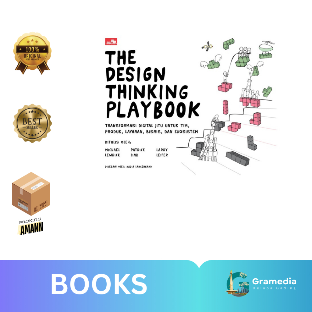 Jual Gramedia MKG - Buku Bacaan The Design Thinking Playbook (MICHAEL ...