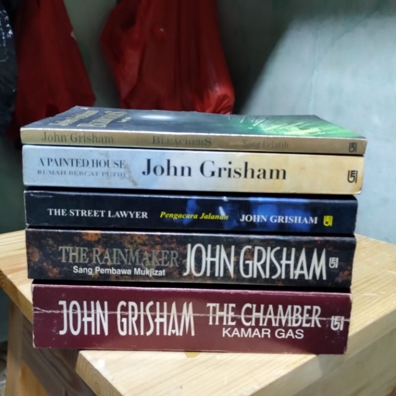 Jual Novel Serial Novel Kriminal Hukum John Grisham Berbagai Judul