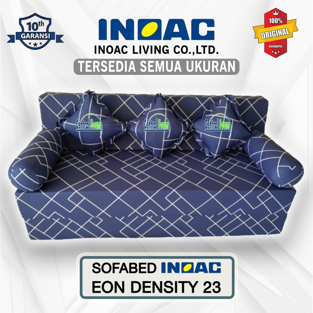 Jual sofabed inoac EON D23 sofa bed multifungsi 3 in 1 sofa ruang tamu ...
