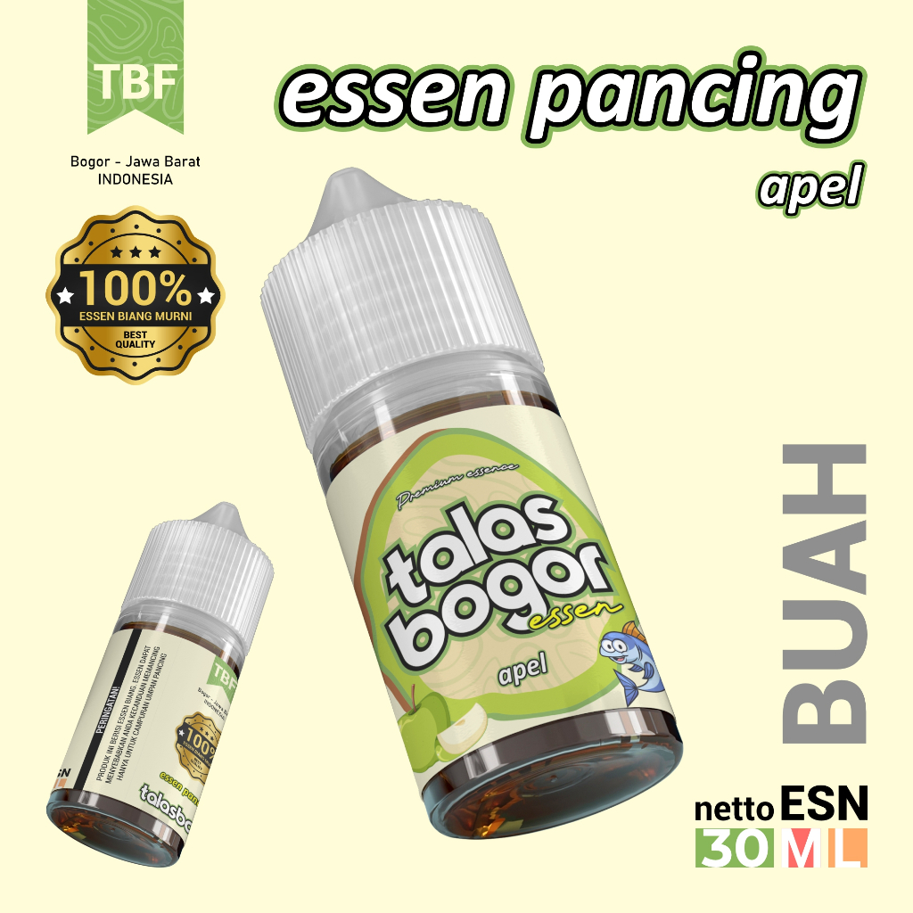 Jual Essen Pancing Biang Murni Buah APEL 30 ML Talas Bogor | Shopee ...