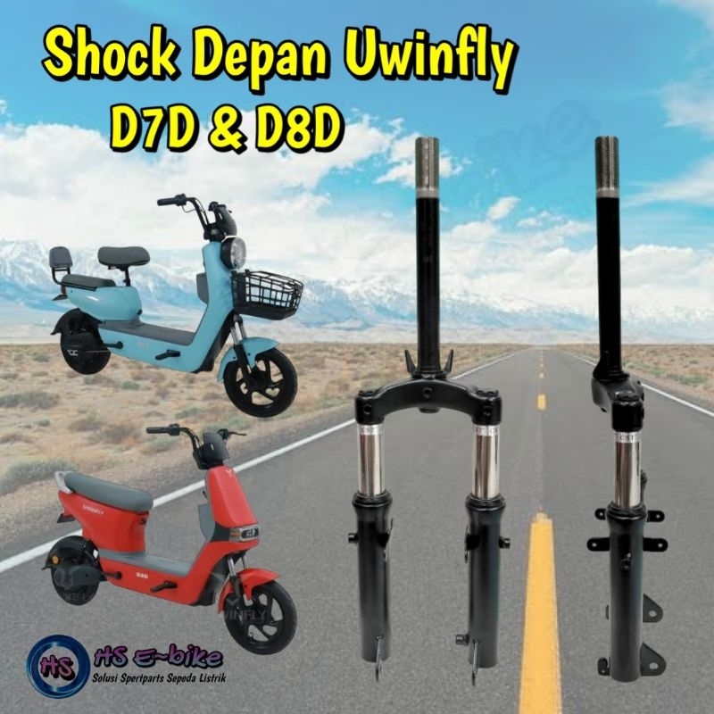Jual shock depan Sepeda Listrik Uwinfly D7d & D8d | Shopee Indonesia