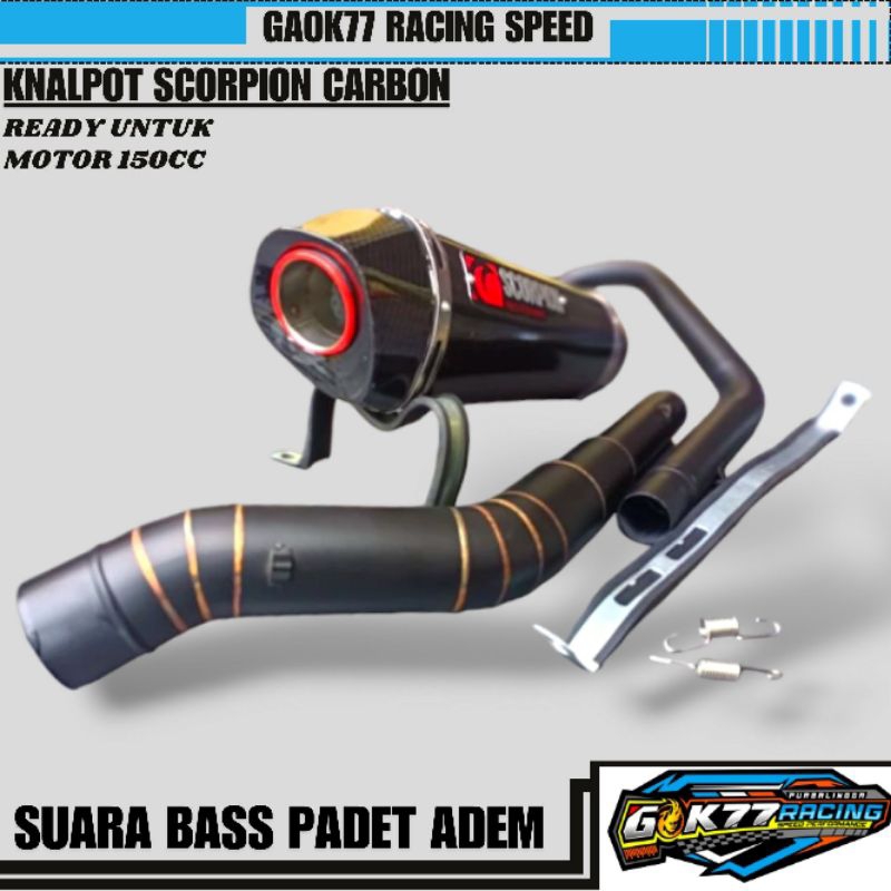 Jual Knalpot Scorpion Mx Vixion Satria Sonic Supra Gtr R15 Byson ...