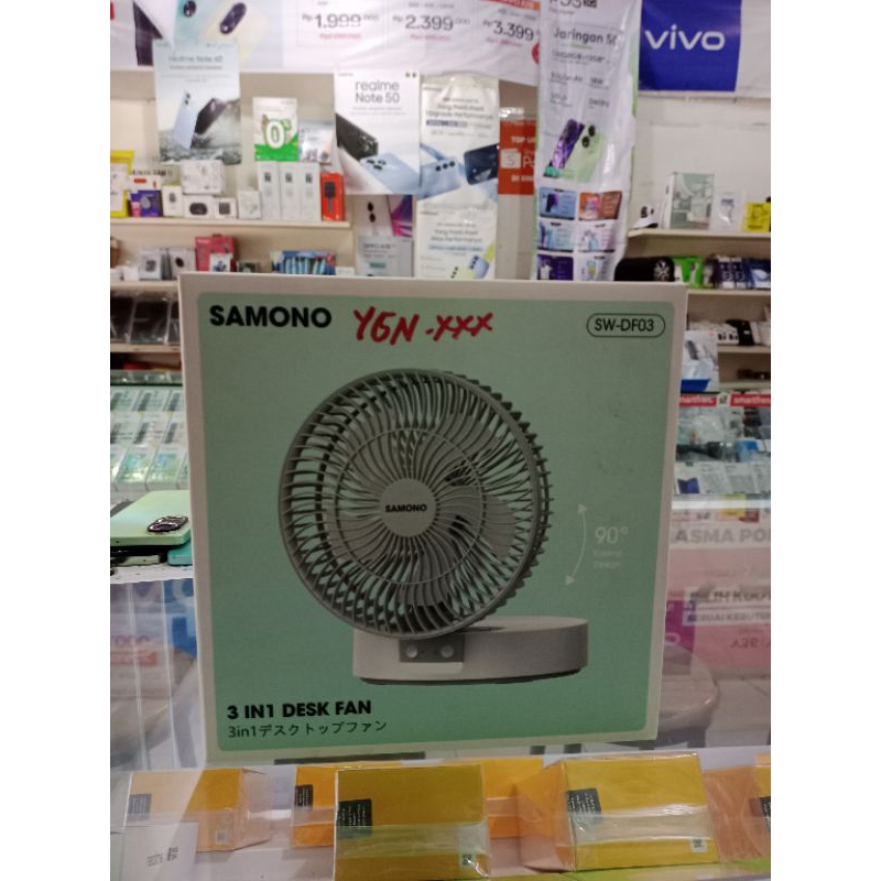 Jual Samono SW-DF03 3 in 1 desk fan | Shopee Indonesia