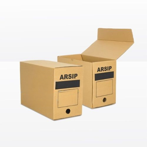 Jual ( 10 pcs ) dus file arsip warna cokelat dus penyimpanan berkas ...