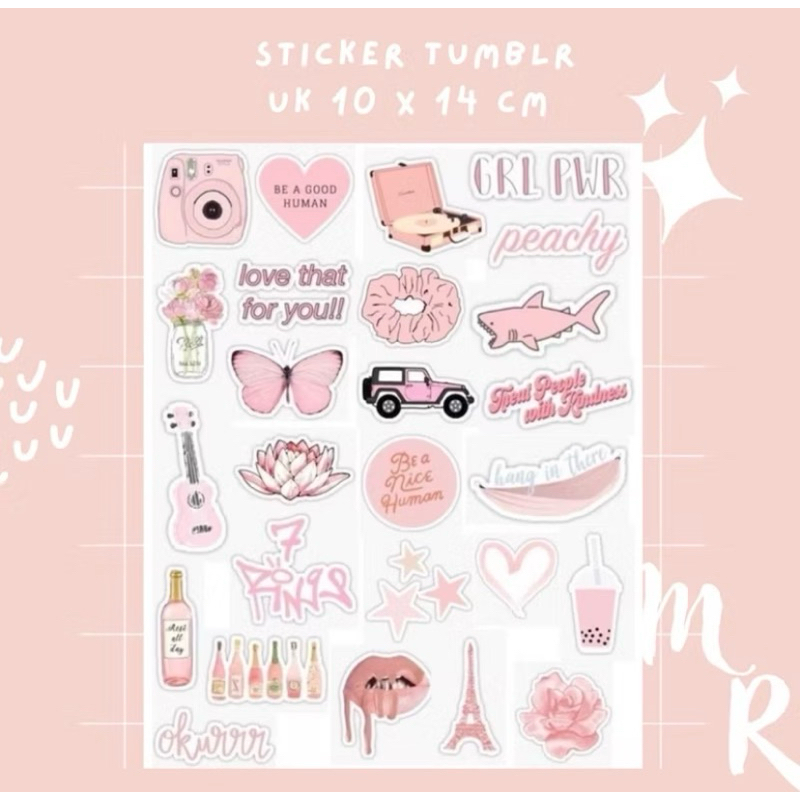 Jual STIKER TUMBLR UNTUK CASE HP, LAPTOP, BINDER | Shopee Indonesia