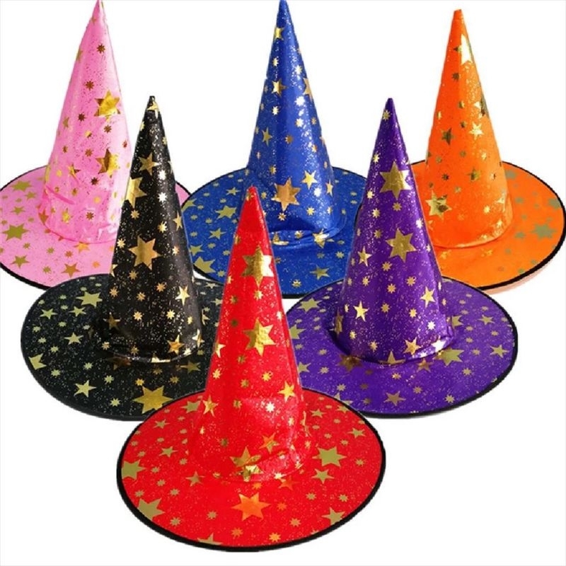 Jual (BBH) Topi penyihir / witch hat / topi nenek sihir / topi cosplay ...