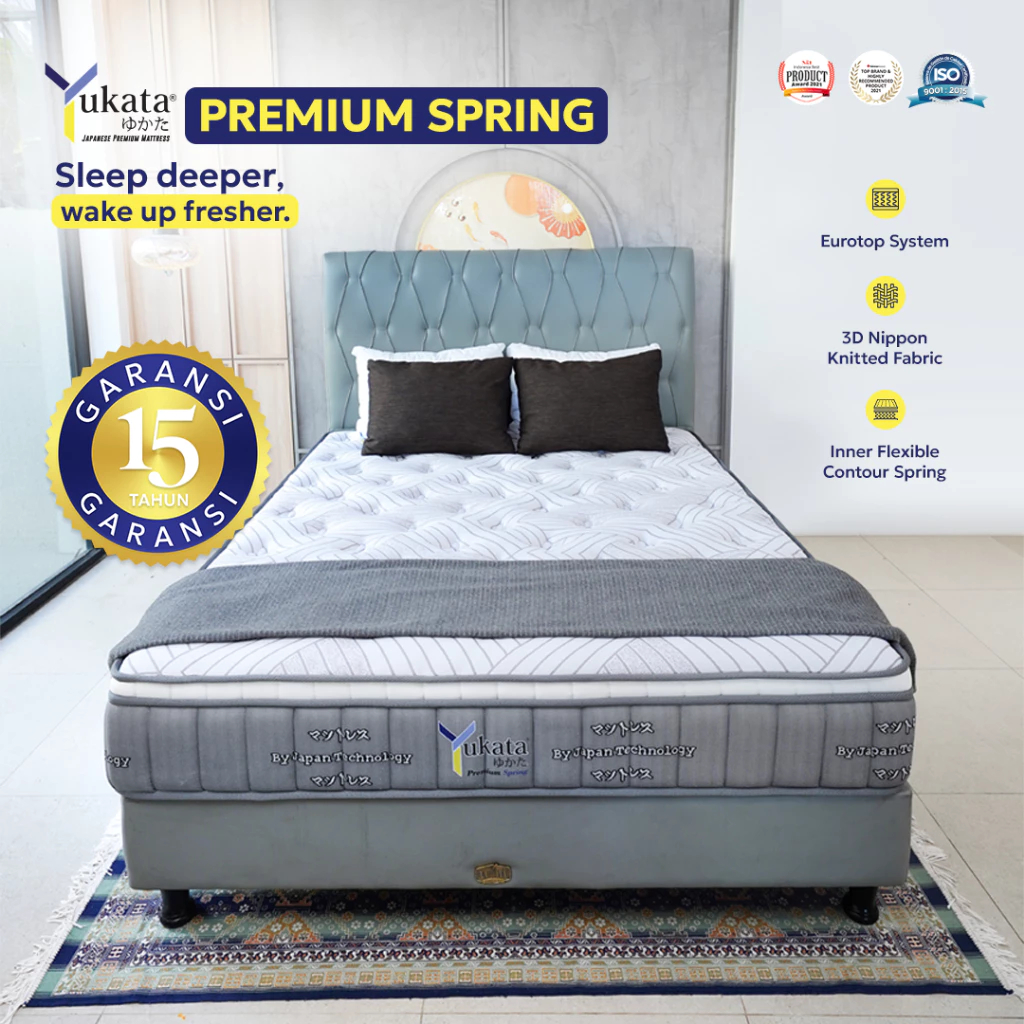 Jual Springbed Yukata Premium Busa Rebonded 28cm Garansi 15 Tahun ...