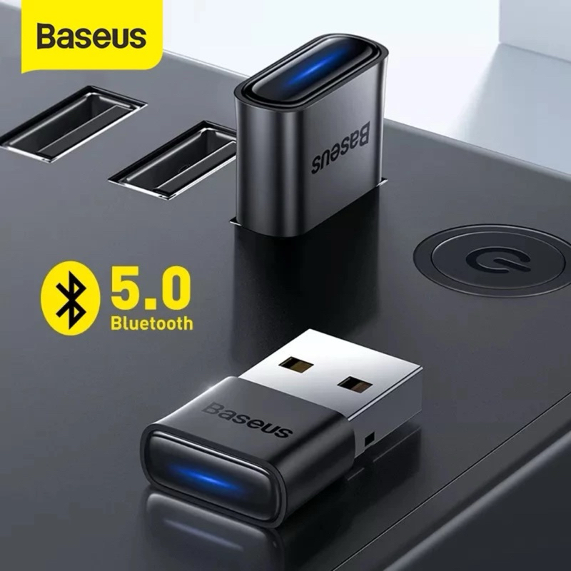 Jual BASEUS Mini USB Bluetooth Dongle Wireless Adapter V5.0 Adaptor BT ...