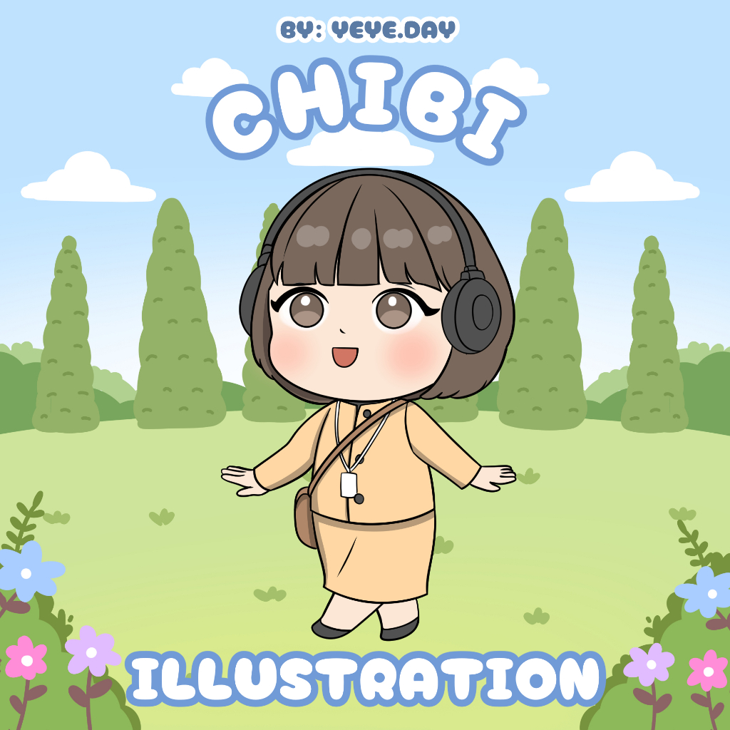 Jual NEW Chibi Illustration I OPEN COMMISSION I Jasa Gambar | Shopee ...