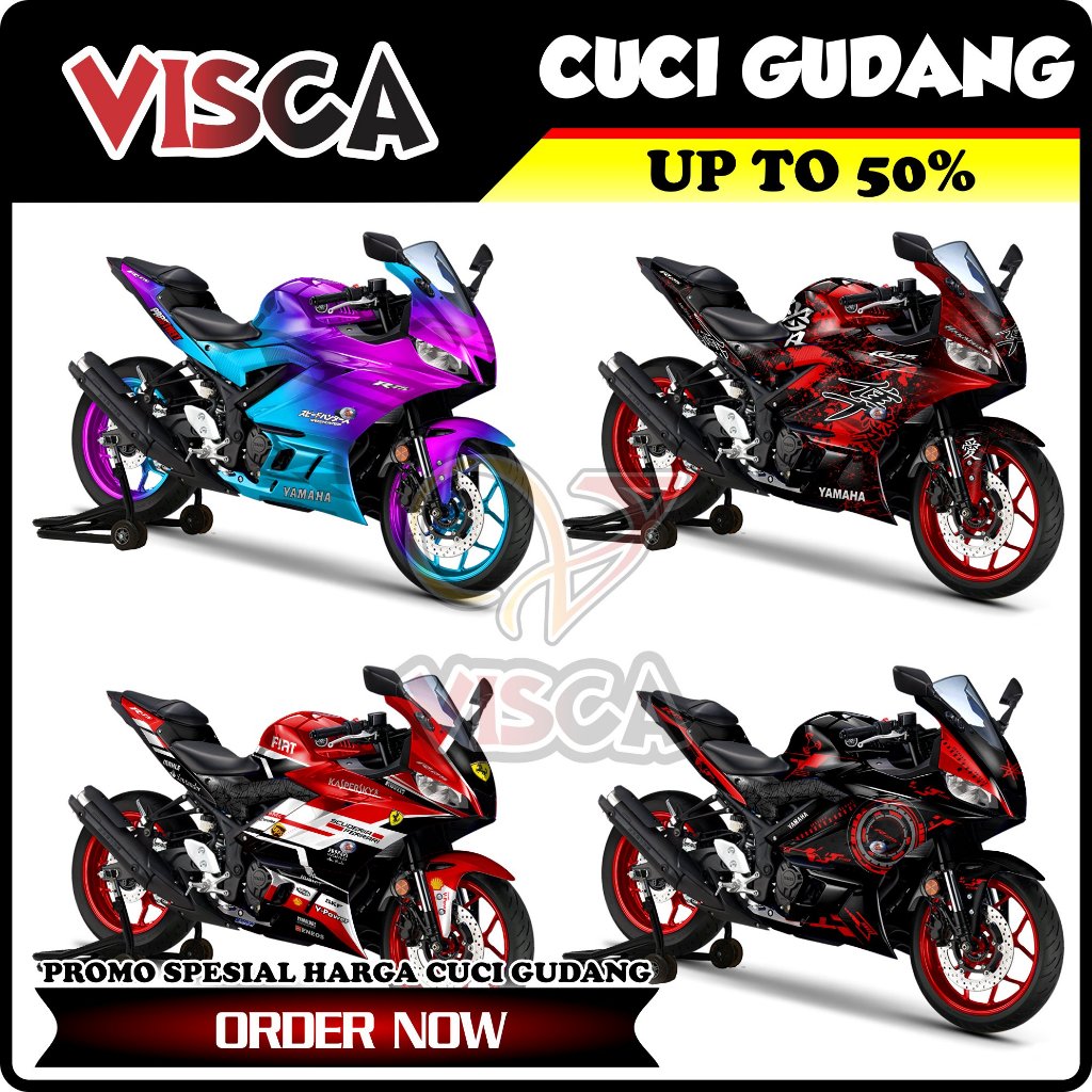 Jual 【CUCI GUDANG】Decal R25 New R3 Full Body Variasi Harga Murah ...