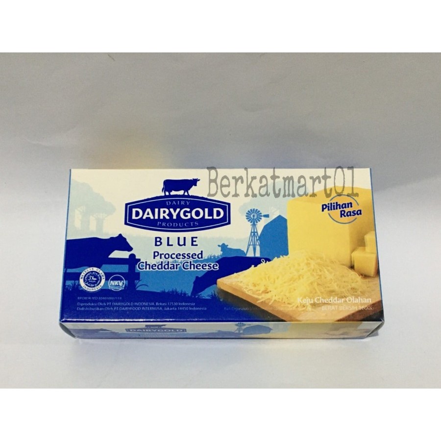 Jual Dairygold Blue 180gr Dairy Gold Biru Keju Cheese Cheddar Olahan ...
