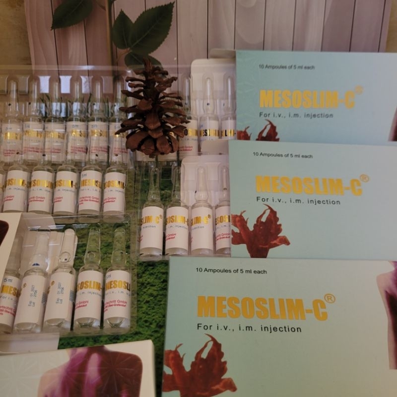 Jual Mesoslim sliming // setengah box (5 ampul) | Shopee Indonesia