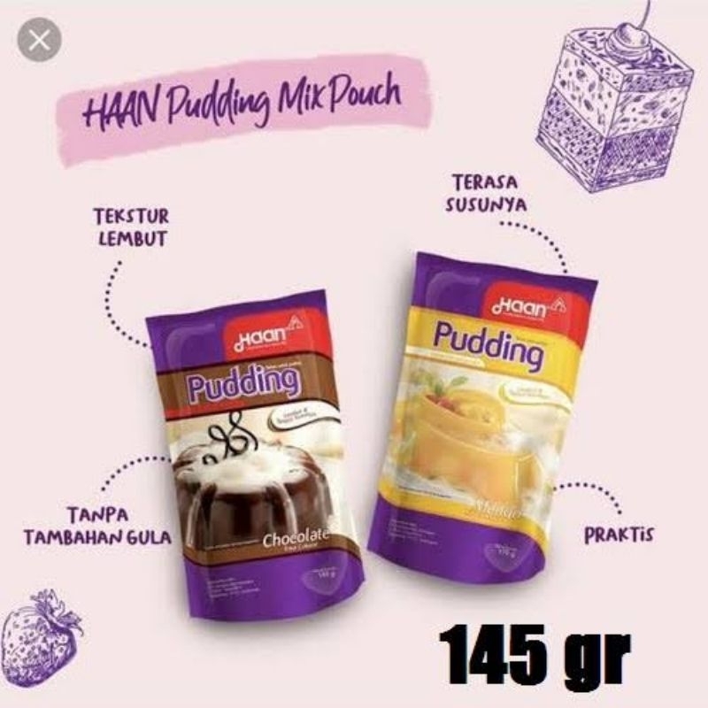 Jual Haan Pudding instant Mix 145gr | Shopee Indonesia