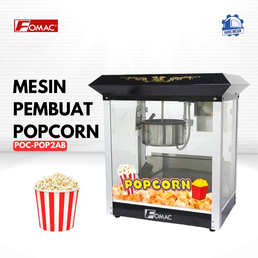 Jual Mesin Popcorn (Fomac) POC-POP2AB hitam | Shopee Indonesia