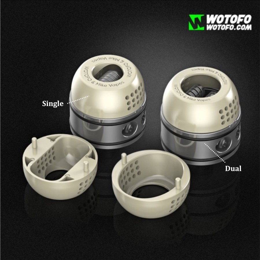 Jual WOTOFO RECURVE V2 RDA AIRFLOW ADAPTER SINGLE BUILD I DUAL BUILD ...