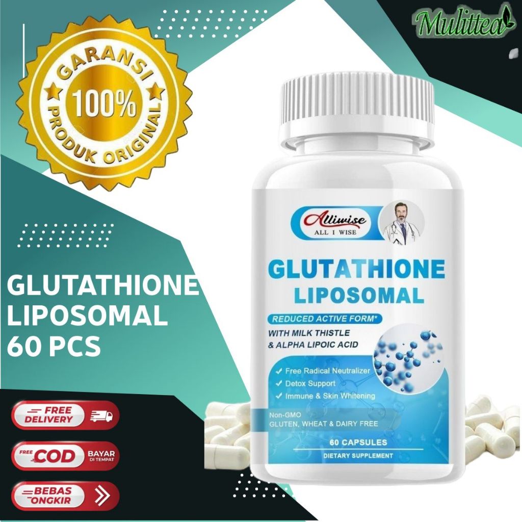 alliwise liposomal glutathione 1000mg Glutatin 120 Capsulas Liposomal Glutathione Supplement 1000MG +