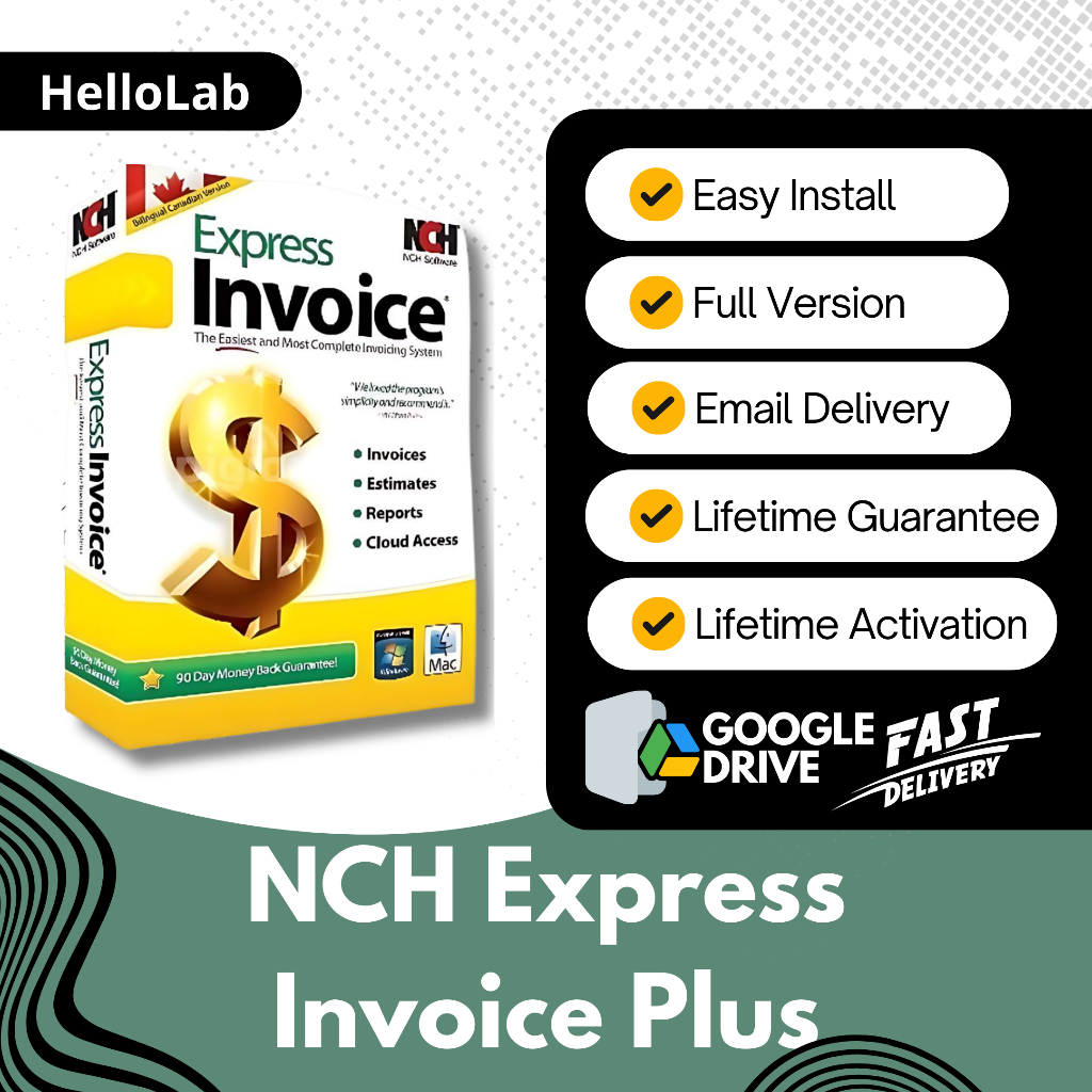 Jual NCH Express Invoice Plus 9.46 Full Version | Shopee Indonesia