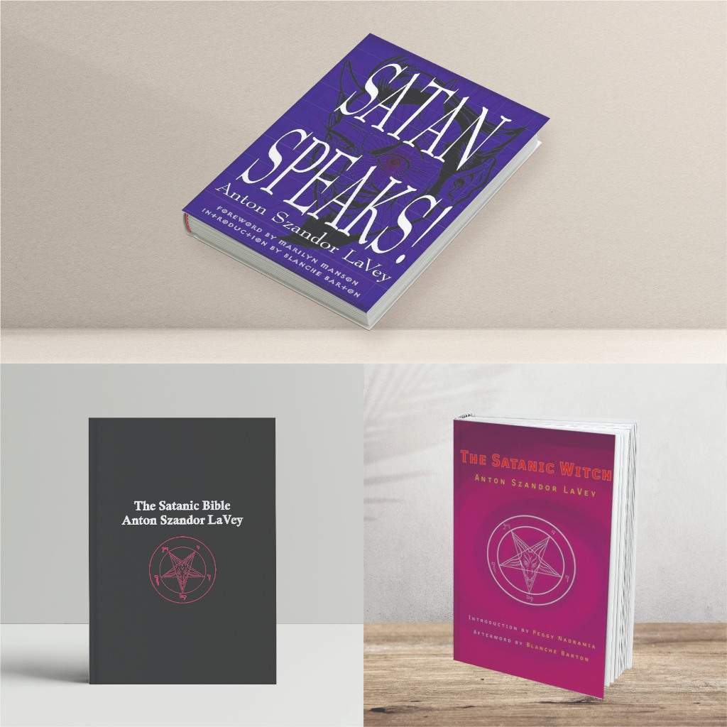 Jual (eng) Anton Szandor Lavey Books Collection (Satanic Bible, Ritual ...