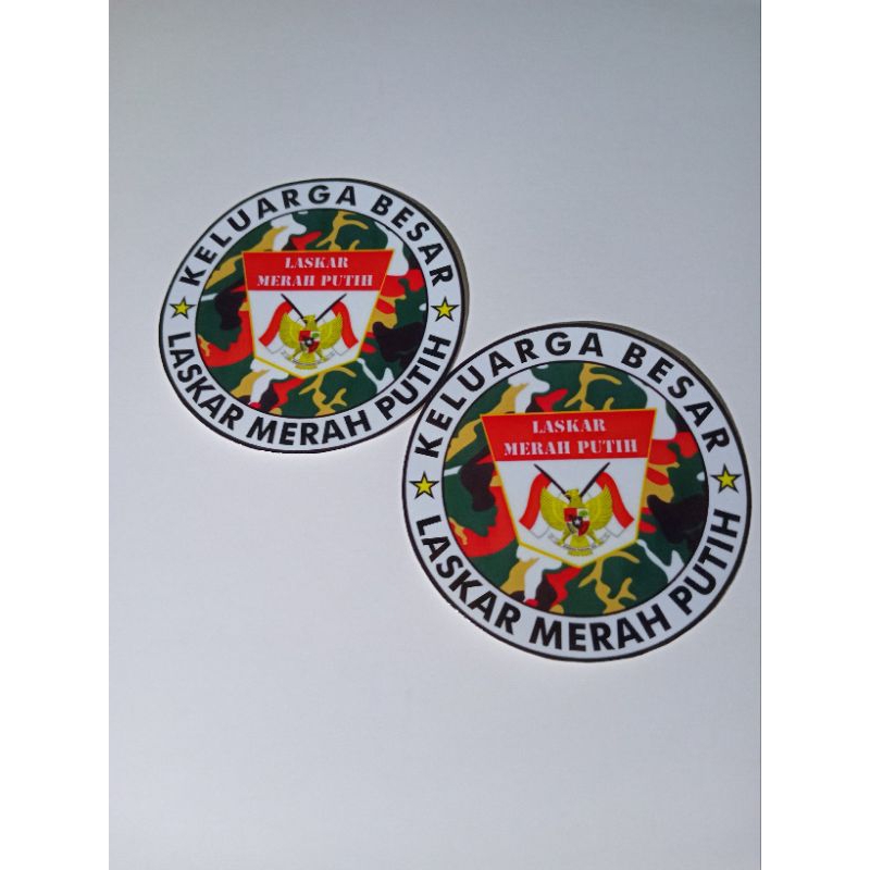 Jual Stiker Ormas Laskar Merah Putih/Stiker Laskar Merah Putih/Stiker ...