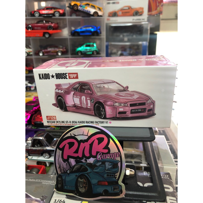 Jual MINI GT KAIDO HOUSE SKYLINE R34 KAIDO RACING FACTORY V1 KHMG128 ...