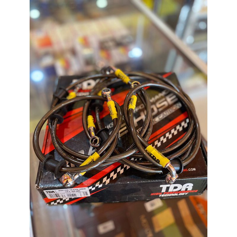 Jual SLANG REM CAKRAM TDR CARBON NMAX ABS | Shopee Indonesia