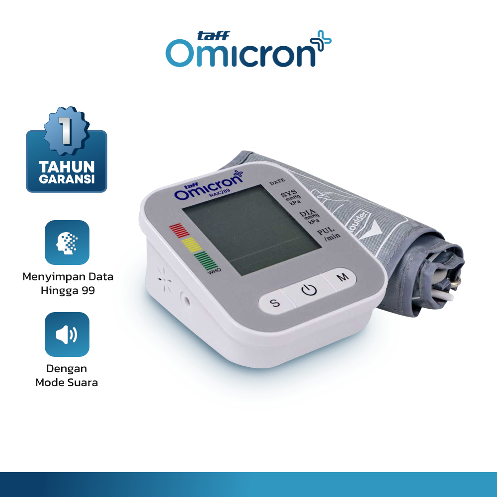 Jual TaffOmicron Tensimeter Digital Ukur Tekanan Darah Blood Pressure ...