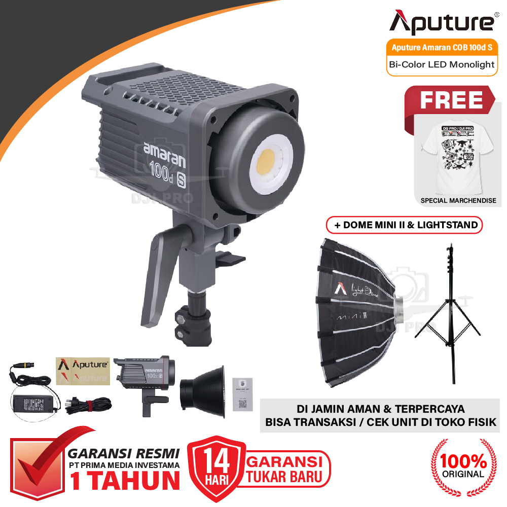 Jual Aputure Amaran COB 100d S Daylight LED Monolight 100DS 100 DS ...