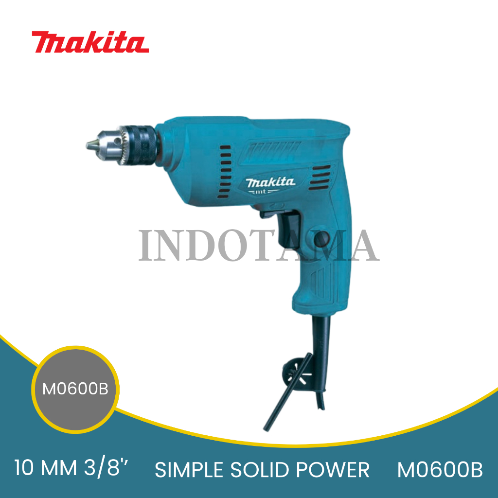 Jual MESIN BOR LISTRIK MAKITA M0600B 10MM MESIN BOR BESI | Shopee Indonesia