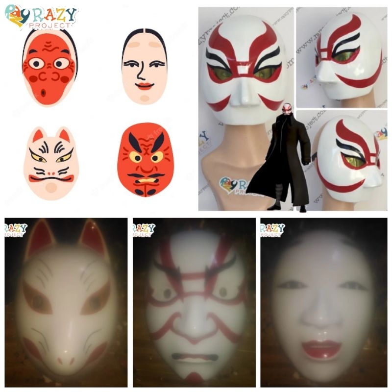 3D file Demon Slayer Hotaru Haganezuka Japan Kabuki Hyottoko Mask