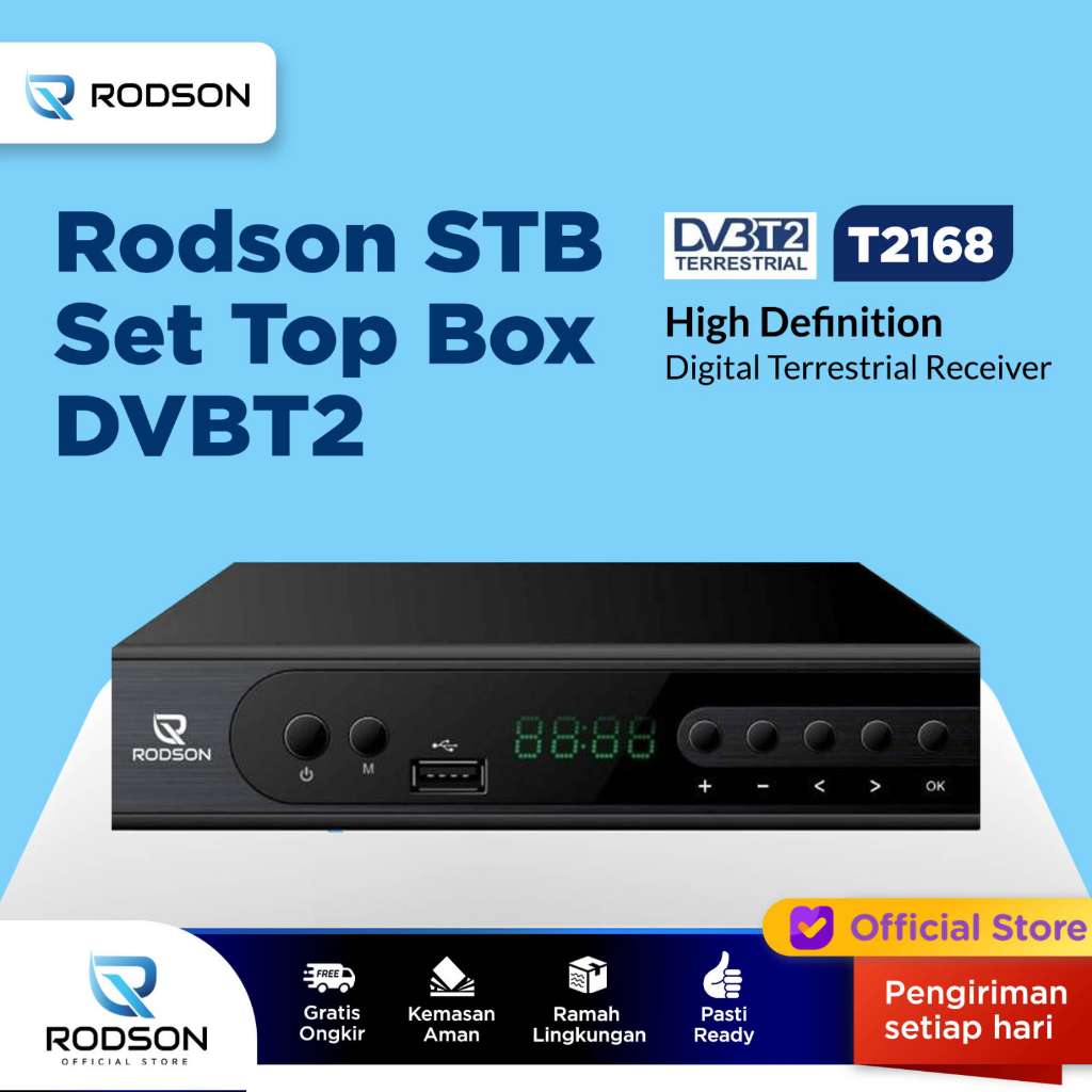 Jual STB Set Top Box Rodson High Definition Digital Terrestrial ...