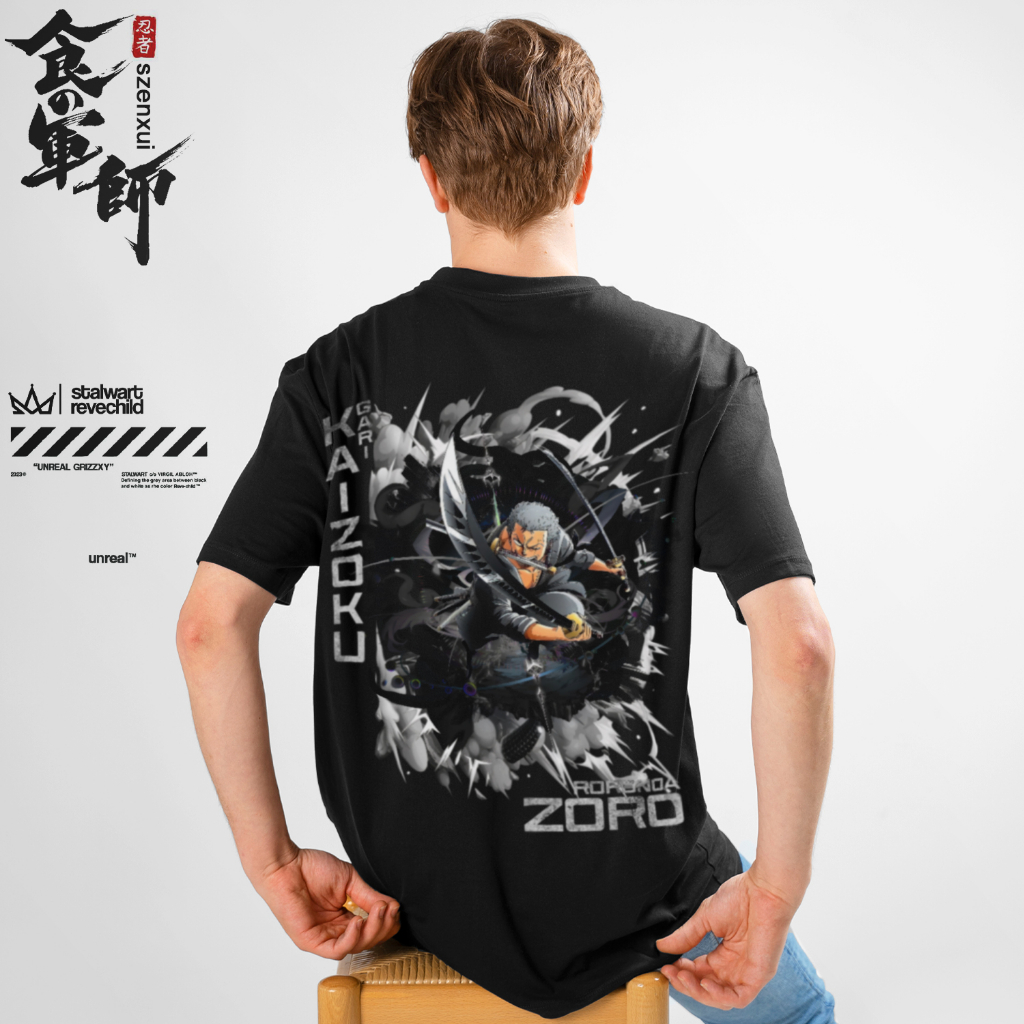 Jual Roronoa Zoro Mode Asura Nine Swords Style Anime Onepice Kaos Anime Baju Distro Shopee