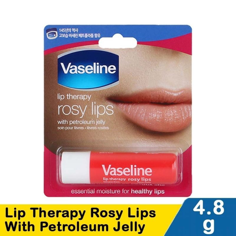 Jual Vaseline lip therapy balm stick 4.8g rosy lips Shopee Indonesia