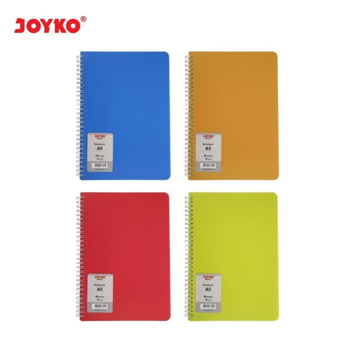 Jual Joyko Notebook A5 Spiral / Buku Catatan Buku Tulis Joyko Garis ...