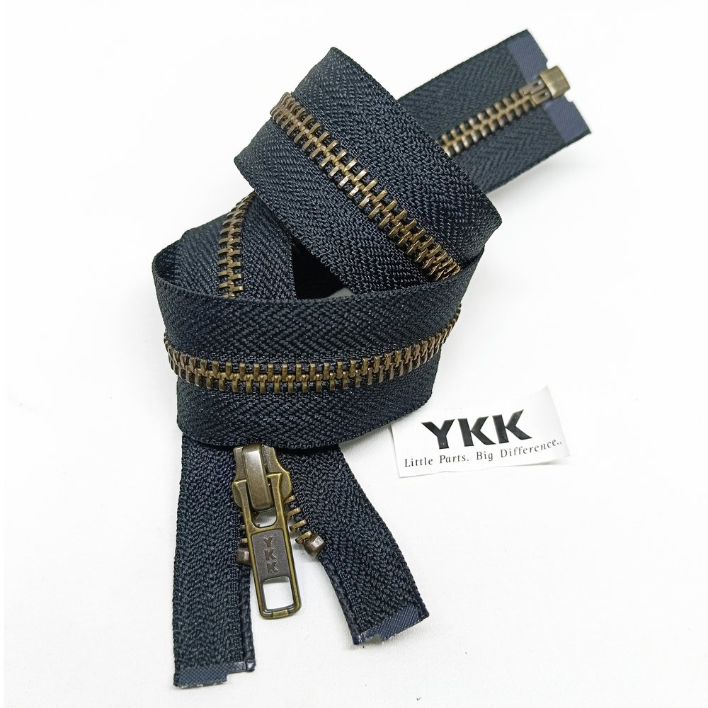 Jual Resleting Zipper YKK 50 Cm Atau 20 Inch Warna ATG Bakar Type Gigi ...