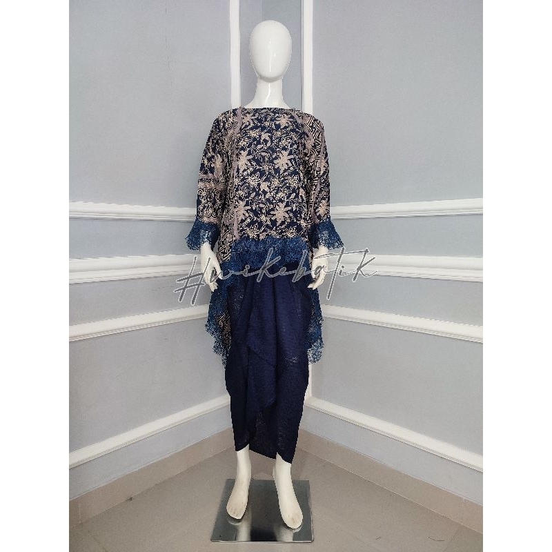 Jual Wike Batik Set Aleda Blouse Blus Lace Viscose Batik Trusmi Shopee Indonesia